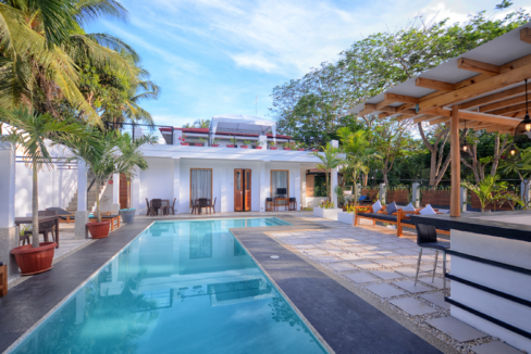 roof deck entertainment space in Palawan income property