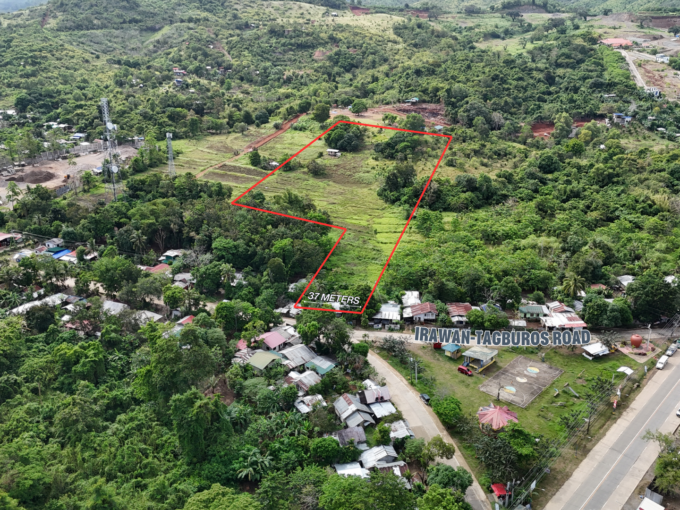 overlooking property for sale along Puerto Princesa North National Highway