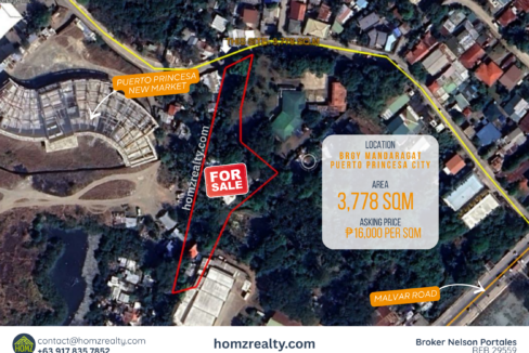 commercial lot Puerto Princesa beside New Public Market