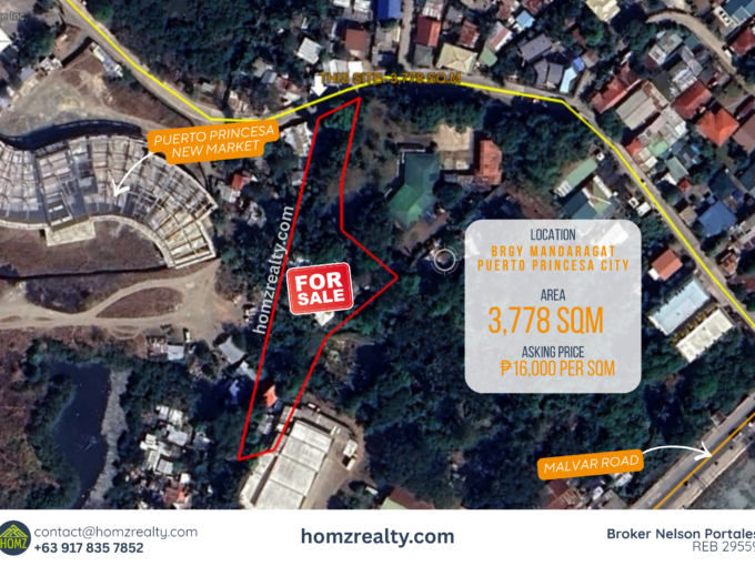 commercial lot Puerto Princesa beside New Public Market