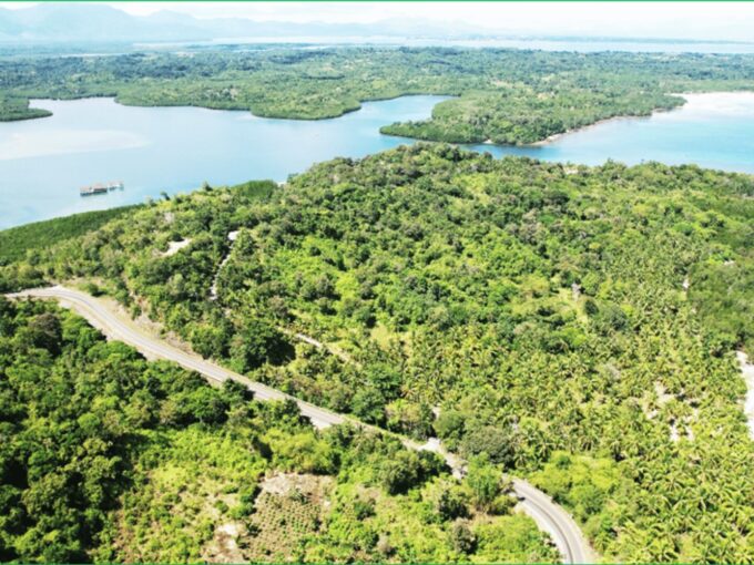 cove beachfront property Palawan coastal view